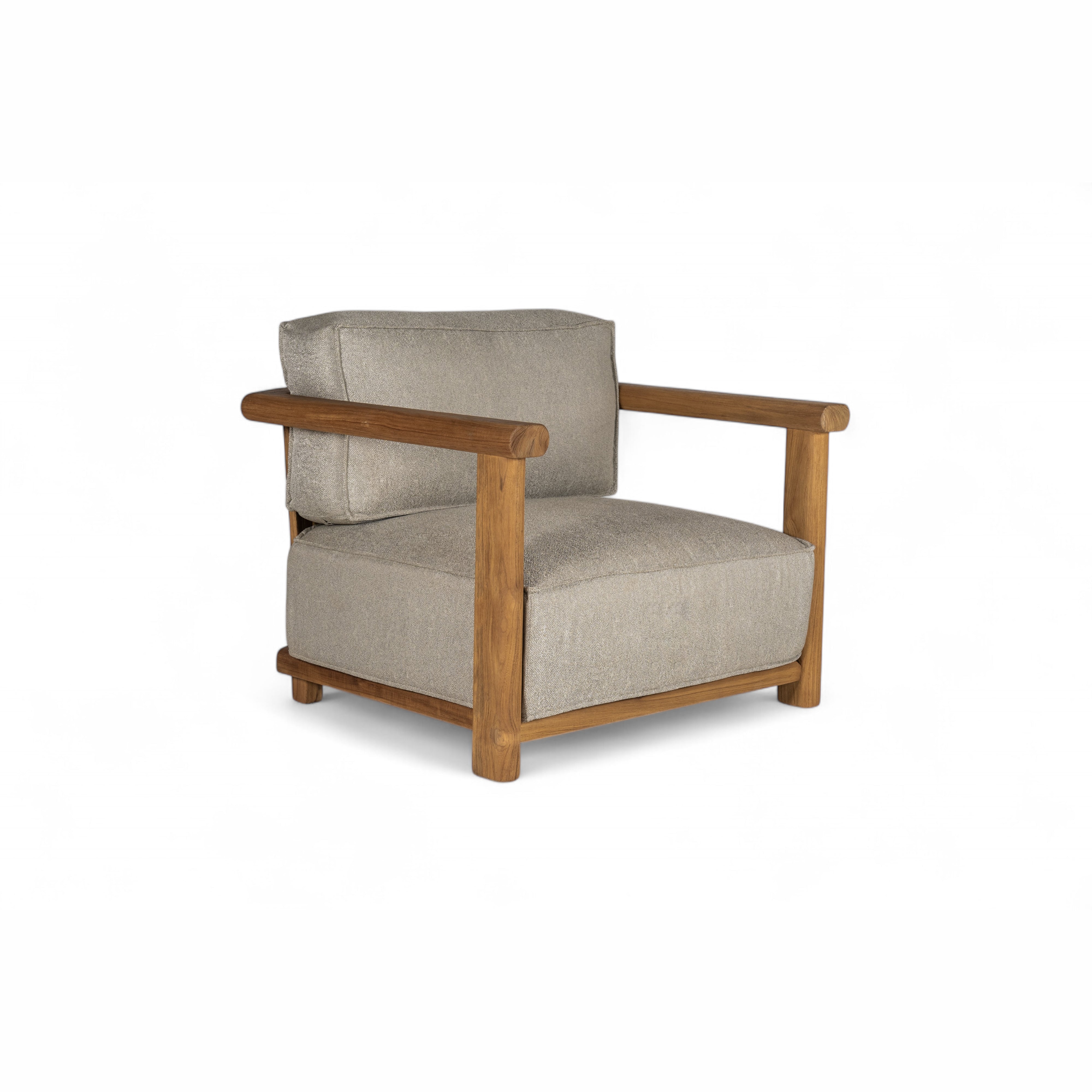 Diana 1-Seater Outdoor Armchair | Teak Frame