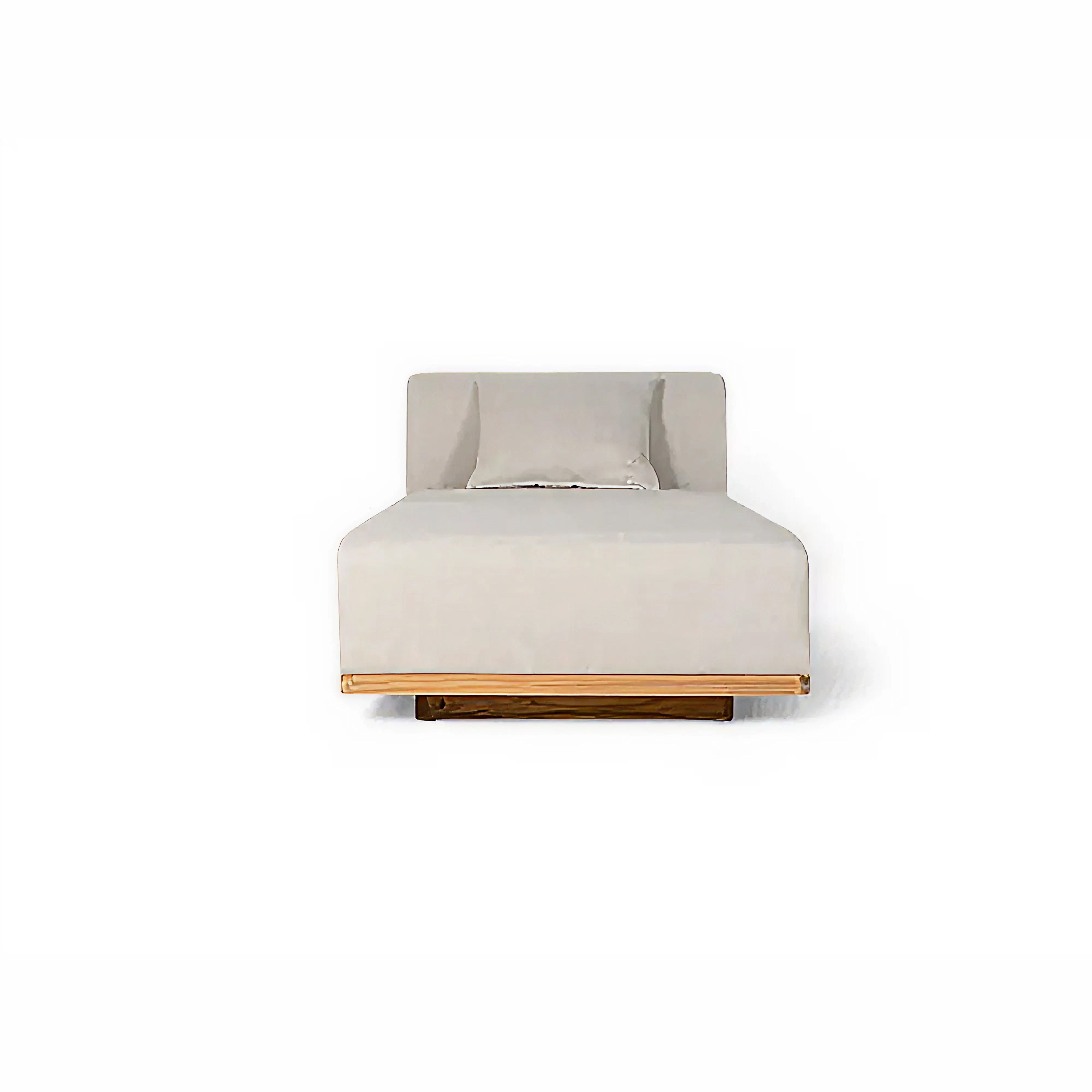 Jenne Chaise Modular Lounge | Teak Timber & Fabric