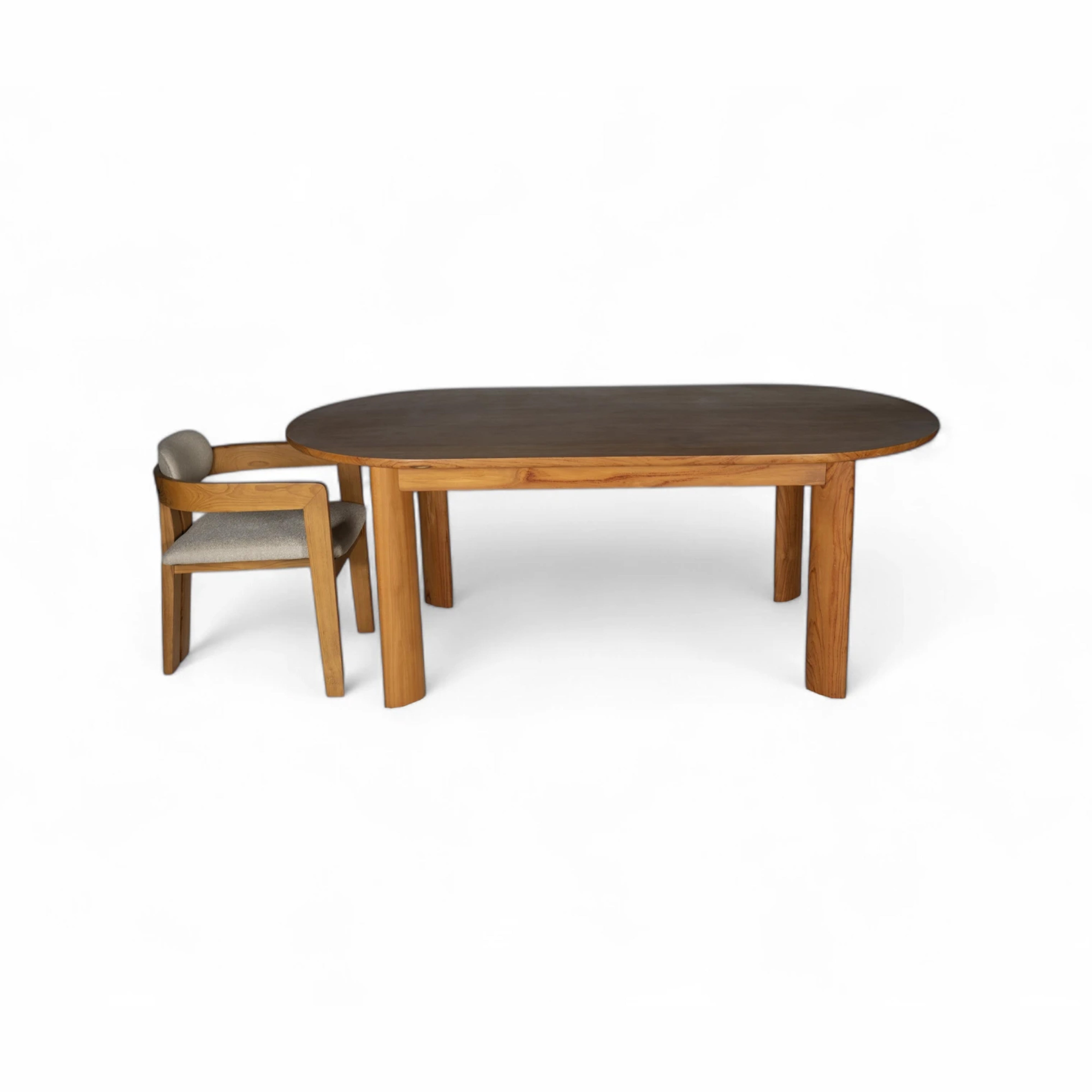 Solaro Dining Table | Solid Teak Timber