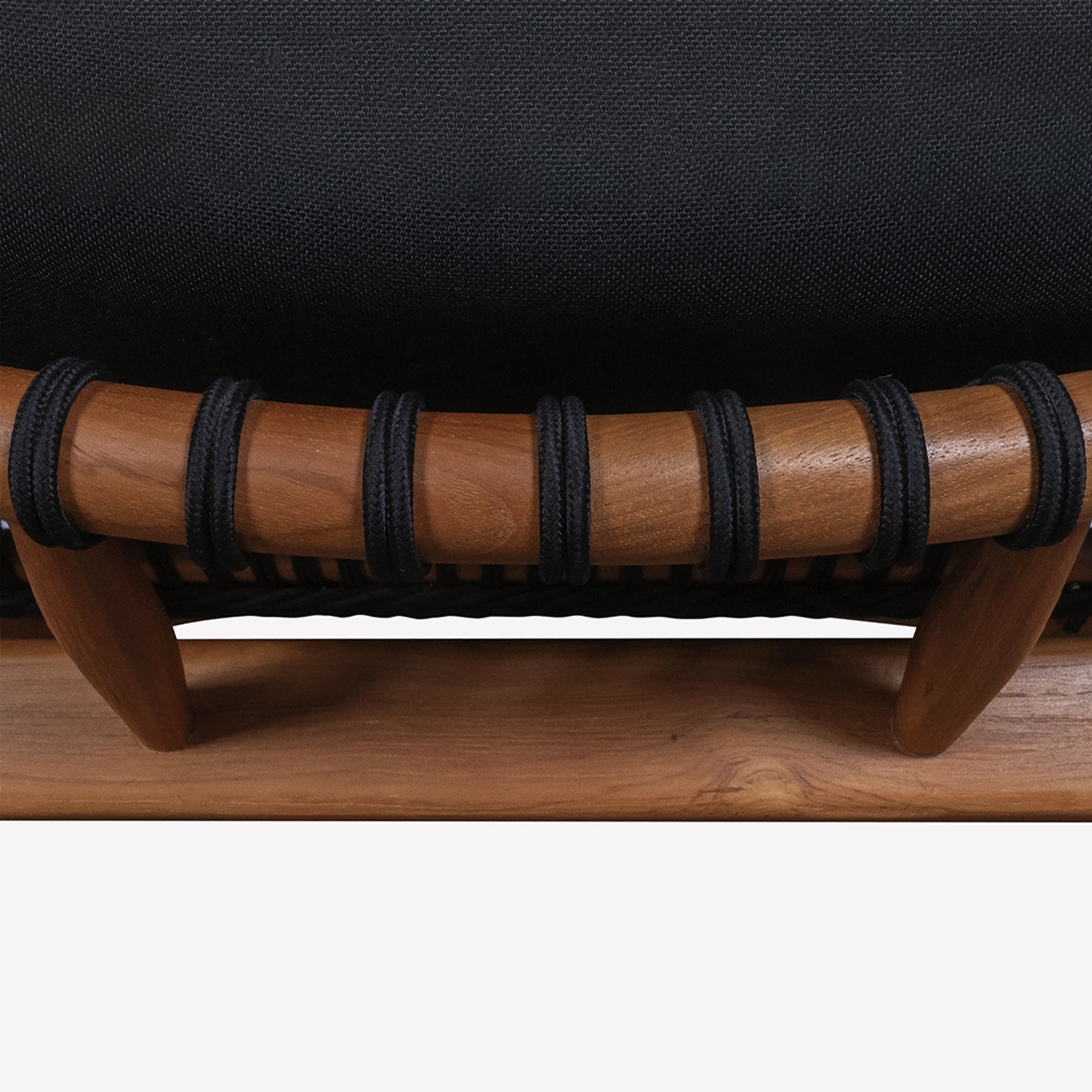 Selena Lazy Chair | Solid Teak Timber and Polyester rope.