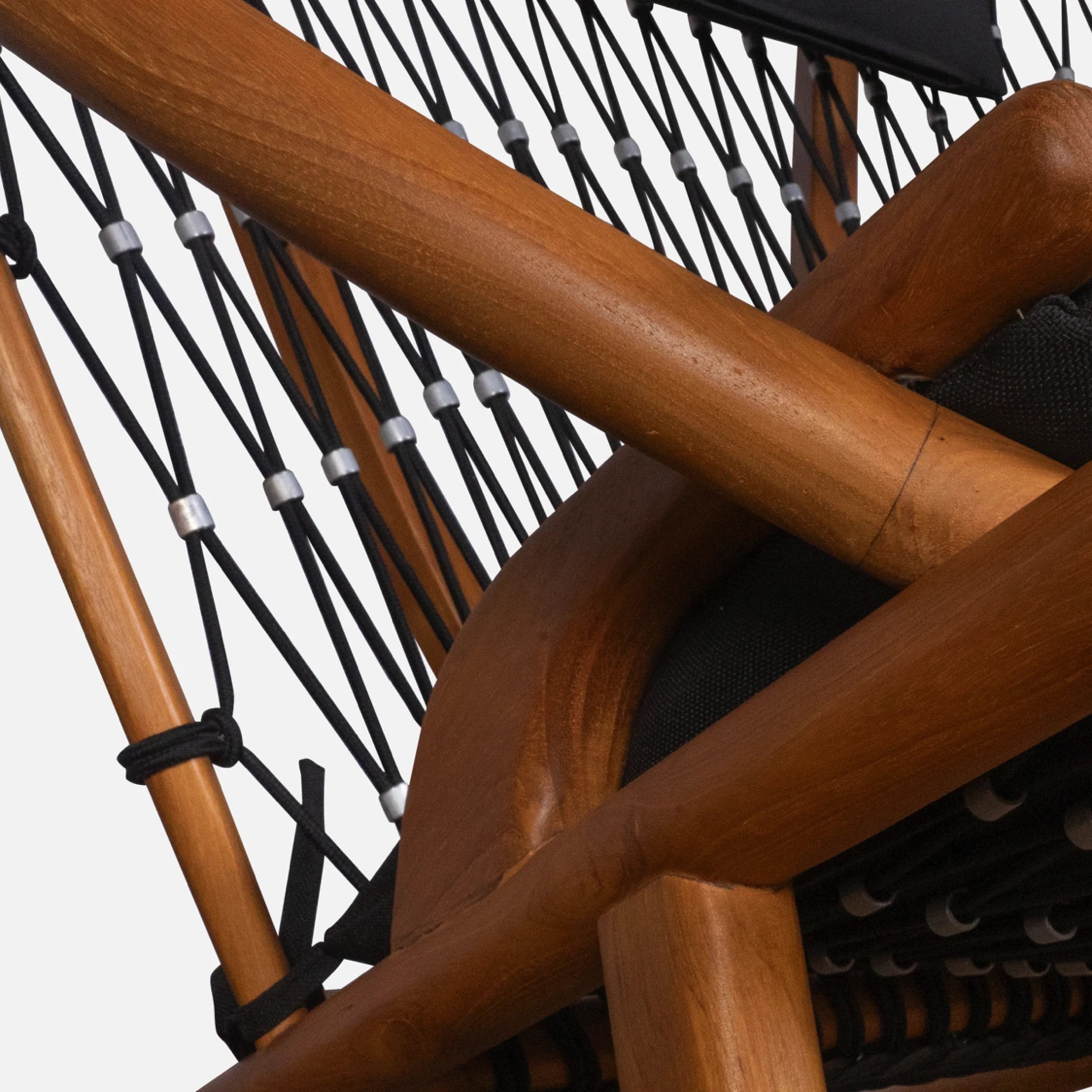 Selena Lazy Chair | Solid Teak Timber and Polyester rope.