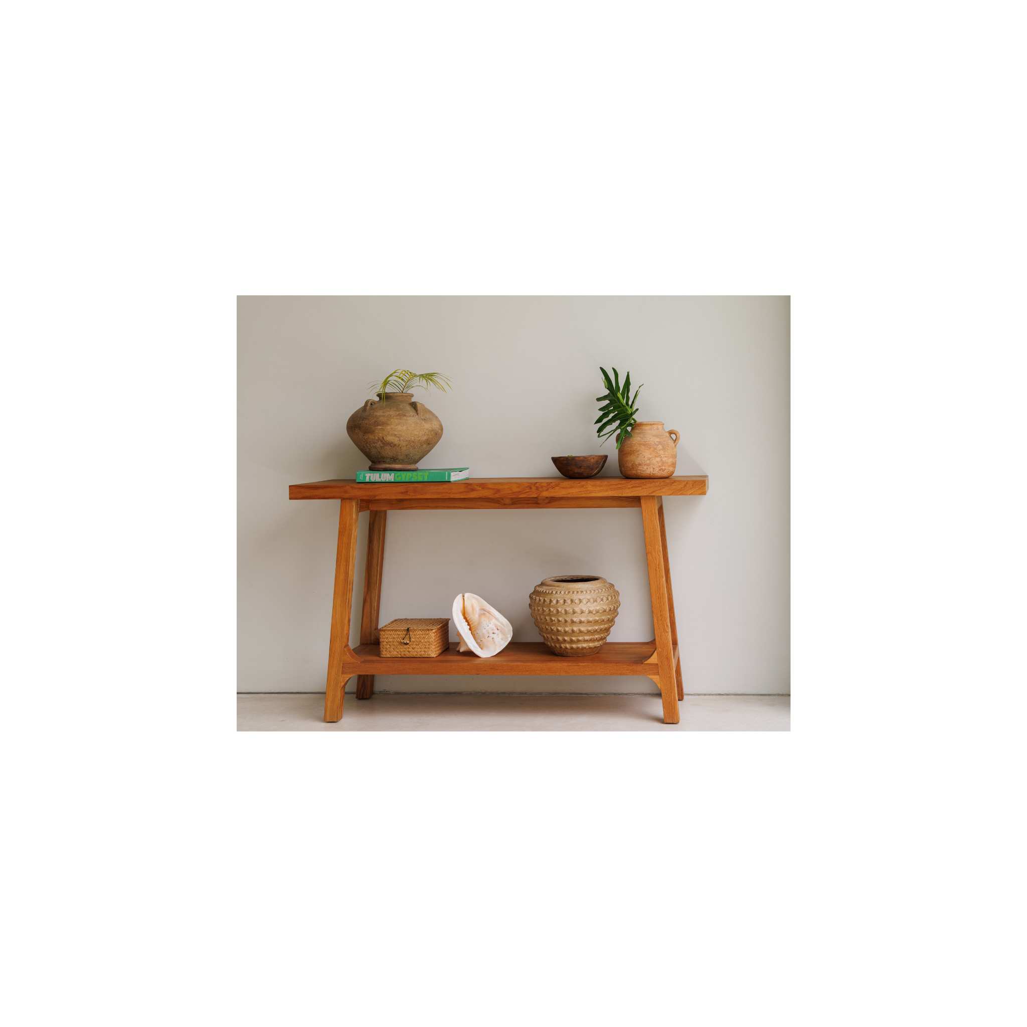 Jonas Rustic Console | Solid Teak Timber
