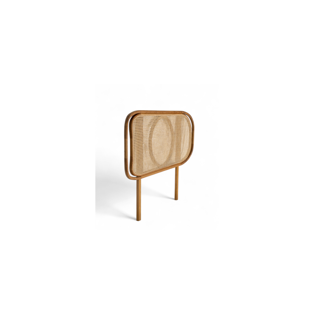 Latana Bed Head | Solid Teak Timber and Rattan inlay