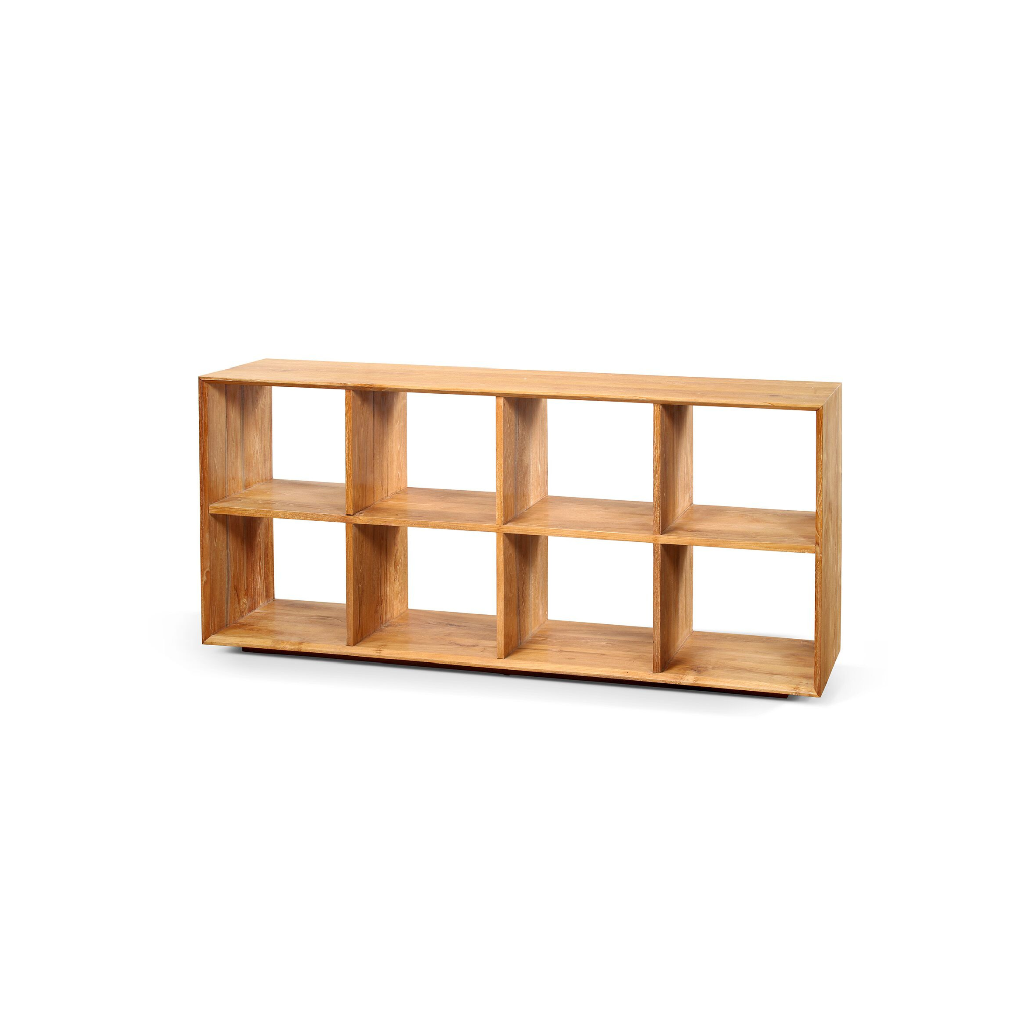 Floating Low Shelf | Solid Teak Timber