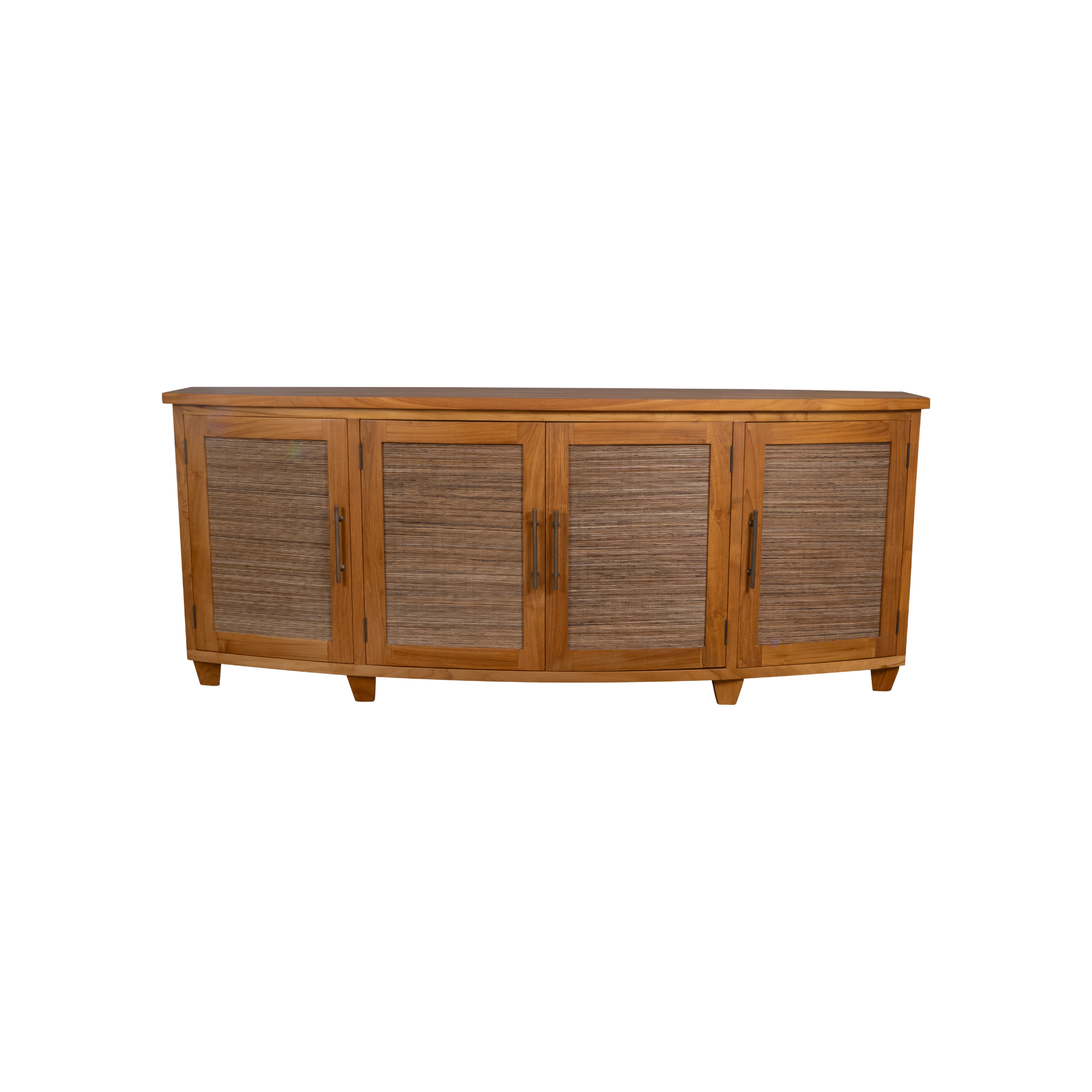 Samrong Buffet with Rattan inlays | Solid Teak Timber