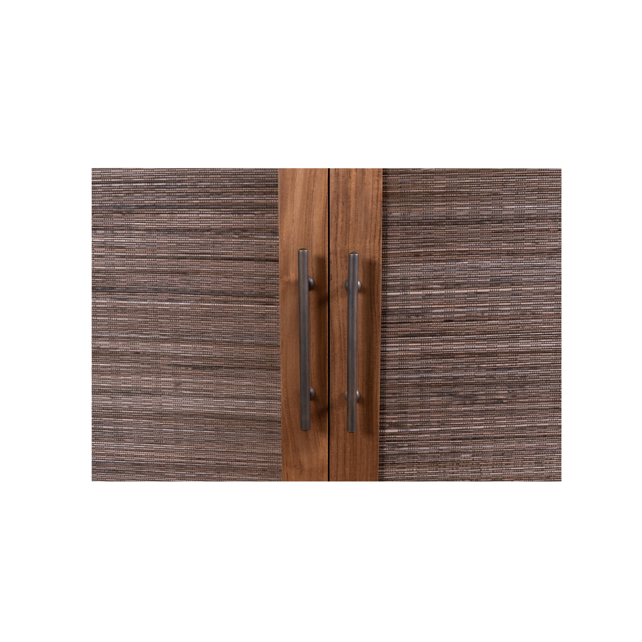 Samrong Buffet with Rattan inlays | Solid Teak Timber