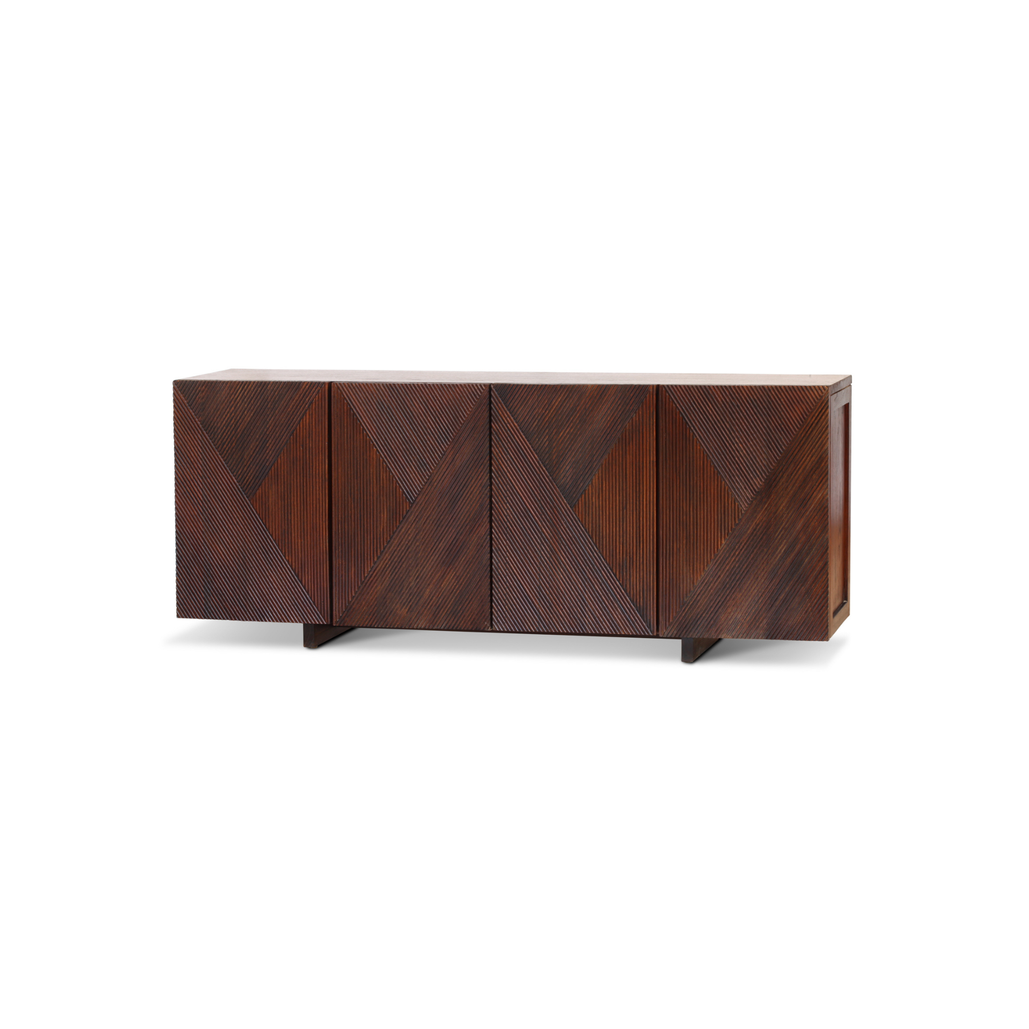 Grooves Buffet | Solid Teak Timber