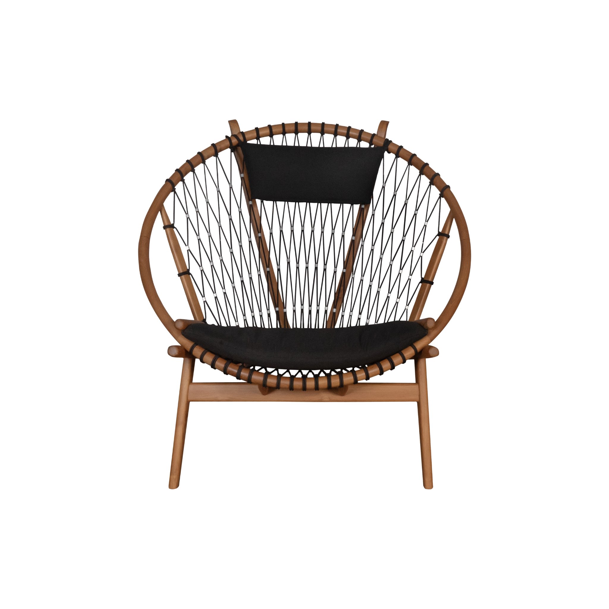 Selena Lazy Chair | Solid Teak Timber and Polyester rope.