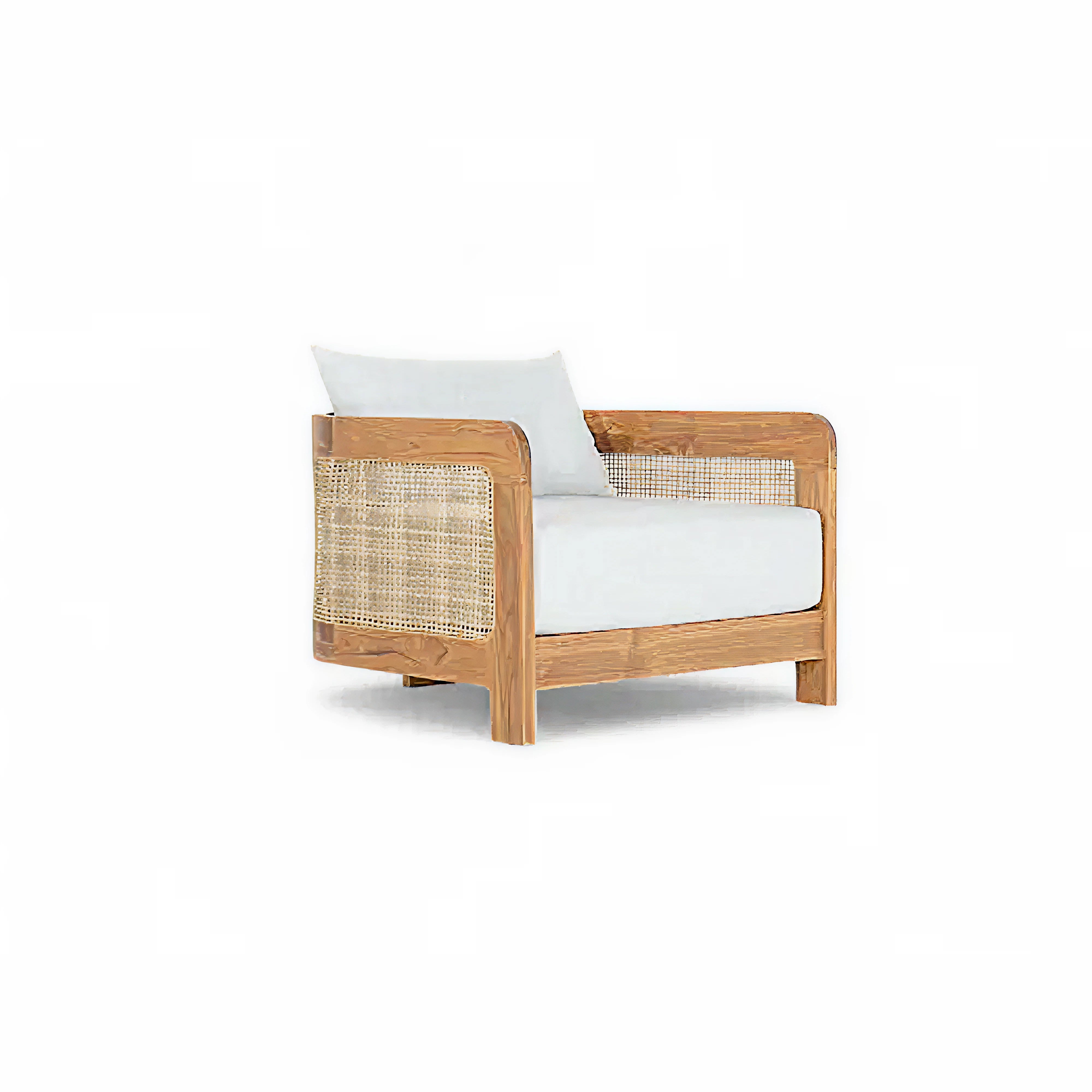 Tropez 1-Seater | Teak Outdoor Lounge Chair