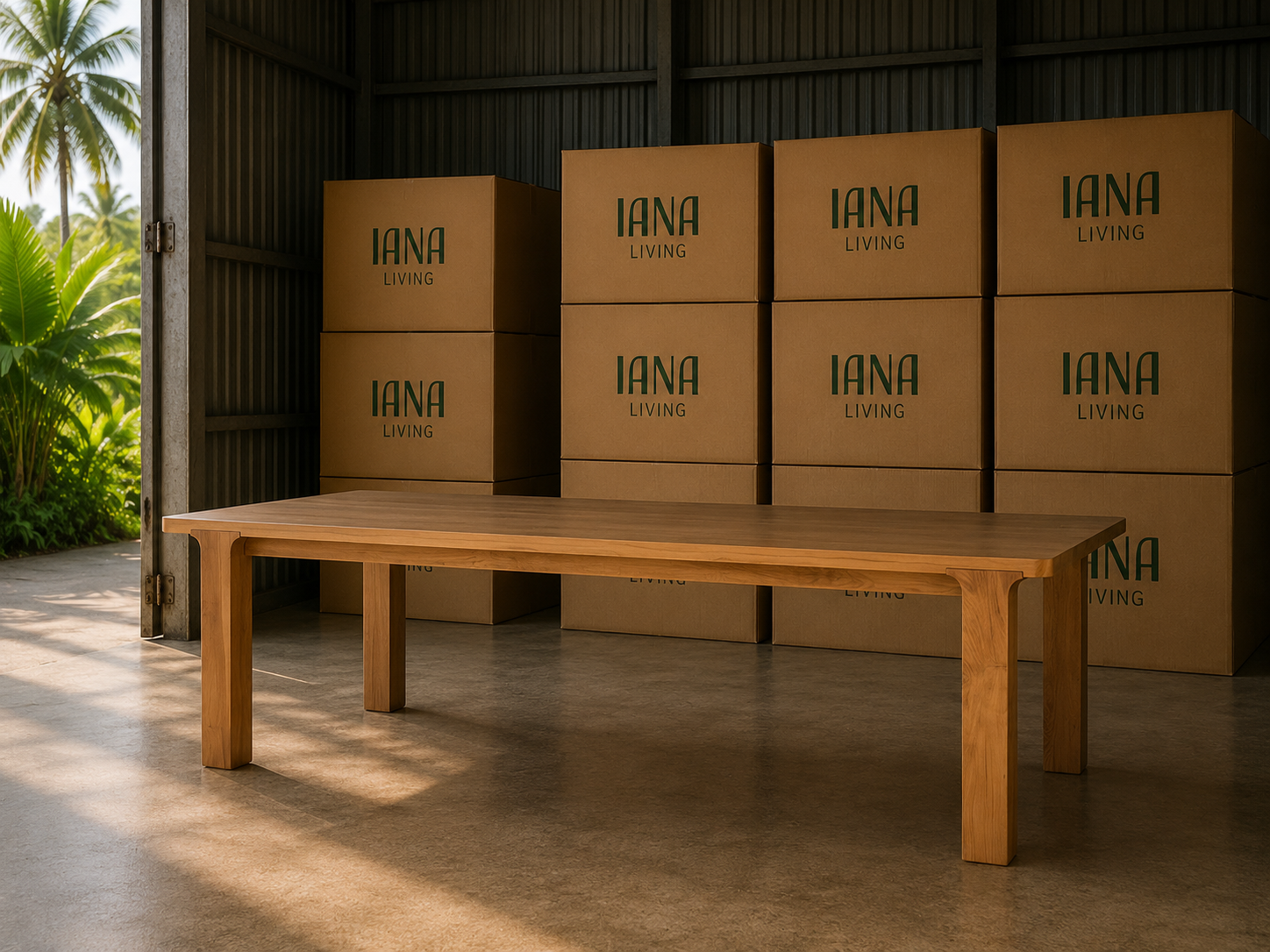 El Paso Dining Table | Solid Teak Timber