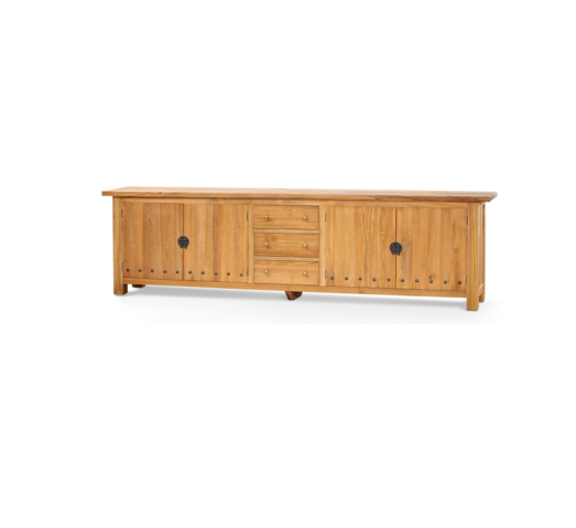 Jaya Rustic Buffet 4 Door, 3 Drawers