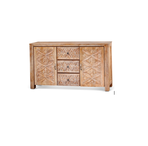 Oracle Buffet, Carved 2 Doors, 3 Drawers