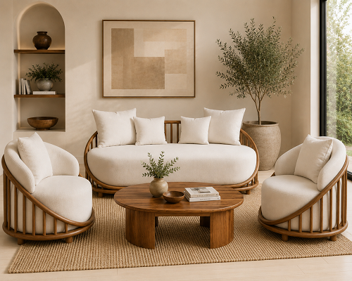Solaro Coffee Table | Solid Teak Timber