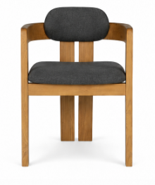 Solaro Dining Chair | Solid Teak Timber and fabric upholstery