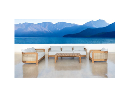 Tropez 1-Seater | Teak Outdoor Lounge Chair