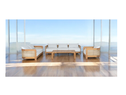 Tropez 3-Seater | Teak Outdoor Sofa